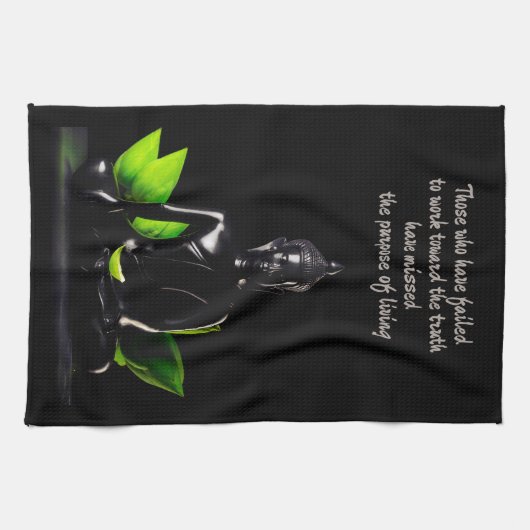 Boeddha Quote 1 handdoek (Horizontaal)