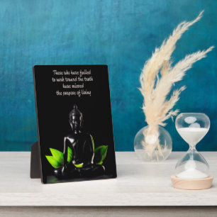 Boeddha Quote 1 plaque Fotoplaat