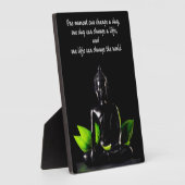 Boeddha Quote 2 plaque Fotoplaat (Zijkant)