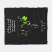 Boeddha Quote 3 fleece deken (Voorkant (Horizontaal))