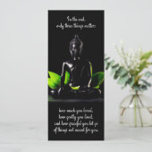 Boeddha Quote 3 kaart / uitnodiging (Staand voorkant)