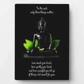 Boeddha Quote 3 plaque Fotoplaat (voorkant)