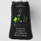 Boeddha Quote 3 putter cover (Draai 90)