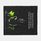 Boeddha Quote 4 fleece deken (Voorkant (Horizontaal))