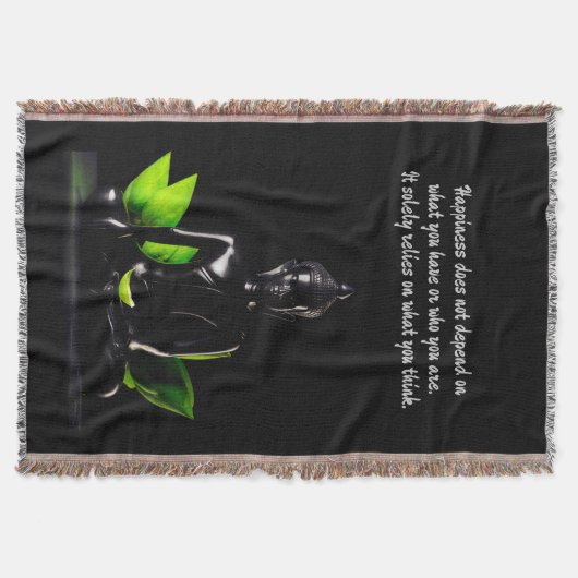 Boeddha Quote 4 goot deken (Voorkant)