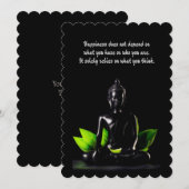 Boeddha Quote 4 kaart / uitnodiging (Voorkant / Achterkant)