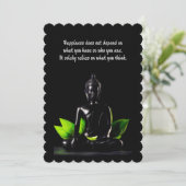 Boeddha Quote 4 kaart / uitnodiging (Staand voorkant)