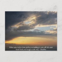 Boeddha Quote - Als je je realiseert hoe perfect.. Briefkaart