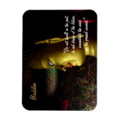 Boeddha Quote & Boeddha van Compassie / Meditatie Magneet (Verticaal)