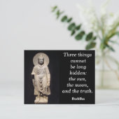 Boeddha quote - briefkaart (Staand voorkant)