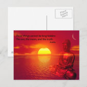 Boeddha Quote Inspirerend Spiritueel Briefkaart (Voorkant / Achterkant)