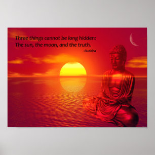 Boeddha Quote Inspirerend Spiritueel Poster