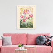 Boeddha Quote Lotus Waterverf Canvas Wandkunst Afdruk (Insitu (Woonkamer))