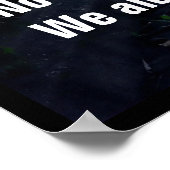 Boeddha Quote Mysterious Misty Wooden Path Bridge Poster (Hoek)