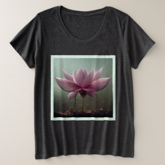 Boeddha Quote: opiniemakers 2sides PINK lotus Grote Maat T-shirt (Design voorkant)