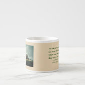 Boeddha Quote: Verandering minder lijden Espresso Kop (Voorkant)