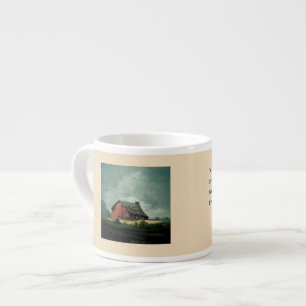 Boeddha Quote: Verandering minder lijden Espresso Kop
