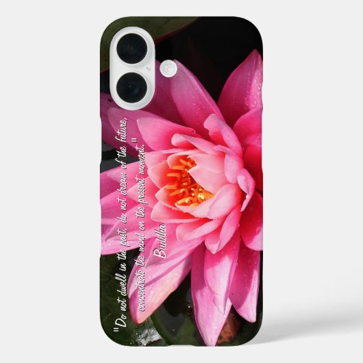 Boeddha Quotes, Lotus Flower, Boeddha Case-Mate iPhone Case (Achterkant)