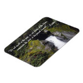 Boeddha Quotes & Waterfall, Natuur Meditation Magneet (Linkerzijde)