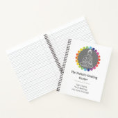 Boeddha Rainbow Chakra's Spiritueel Metafysisch Yo Notitieboek (Binnen)