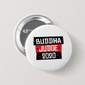 Boeddha Rechter 2020 Ronde Button 5,7 Cm (Voorkant /achterkant)