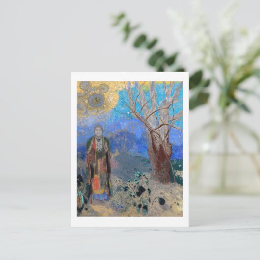 Boeddha, Redon Briefkaart (Staand voorkant)