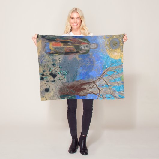 Boeddha, Redon Fleece Deken (In situ)