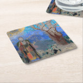 Boeddha, Redon Kartonnen Onderzetters (Schuin)