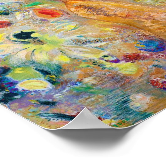 Boeddha, Redon Poster (Hoek)