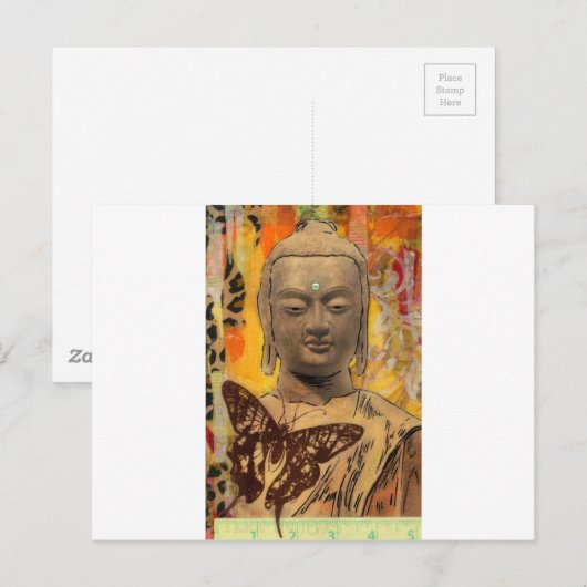 Boeddha-regels Briefkaart (Voorkant / Achterkant)