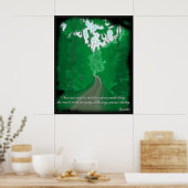 Boeddha Road naar Truth Quote Poster (Keuken)
