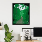 Boeddha Road naar Truth Quote Poster (Thuiskantoor)
