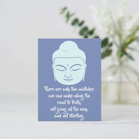 Boeddha Road tot Truth Briefkaart (Staand voorkant)