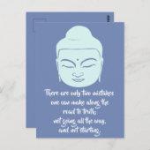 Boeddha Road tot Truth Briefkaart (Voorkant / Achterkant)