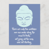 Boeddha Road tot Truth Briefkaart (Voorkant)