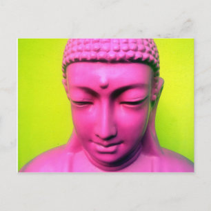boeddha roze briefkaart