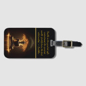 Boeddha schijnt onder de heilige boom bagagelabel (Voorkant (horizontaal))