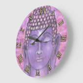 Boeddha-schilderende wandklok (Hoek)
