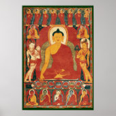 boeddha-schilderijen poster (Voorkant)