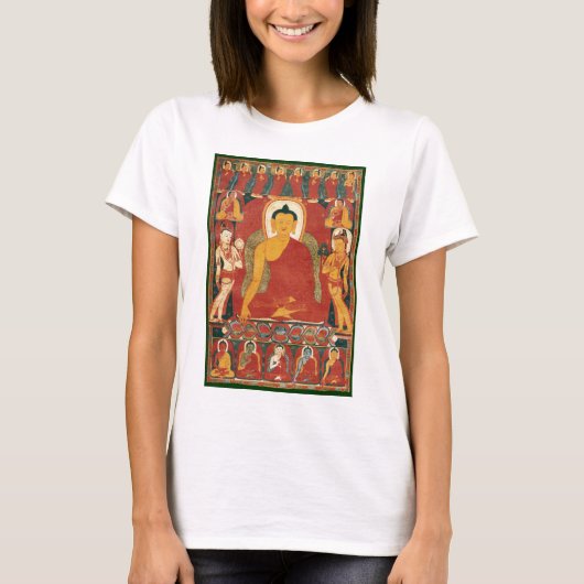 boeddha-schilderijen t-shirt (Voorkant)