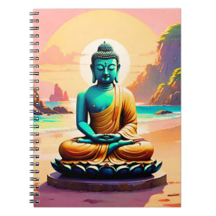 Boeddha - Serene Kusten van Verlichting  Notitieboek