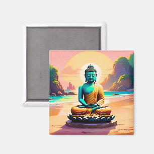 Boeddha - Serene oevers van verlichting Magneet