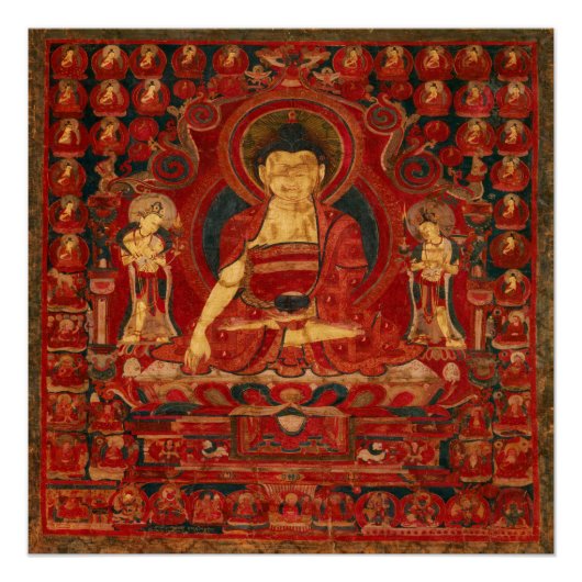 Boeddha Shakyamuni als Heer van de Muni's Perfect Poster (Voorkant)