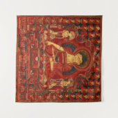 Boeddha Shakyamuni als Heer van de Muni's Wandkleed (Voorkant (horizontaal))