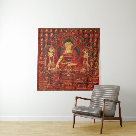 Boeddha Shakyamuni als Heer van de Muni's Wandkleed (In situ)