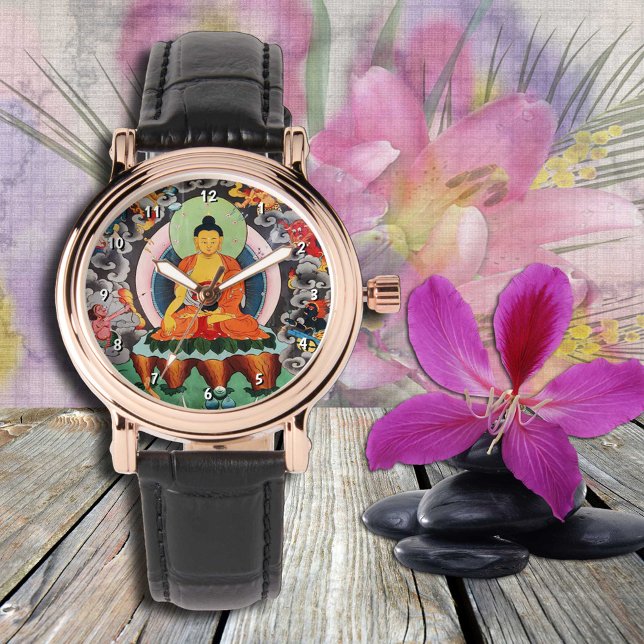 Boeddha Shakyamuni, Tibetaans boeddhisme / meditat Horloge (Creator heeft geüpload)