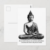 Boeddha Shirt gepersonaliseerde offerte ?gift voor Briefkaart (Voorkant / Achterkant)