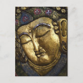 Boeddha Slaapende gebeden ogen gesloten Briefkaart (Voorkant)