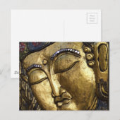 Boeddha Slaapende gebeden ogen gesloten Briefkaart (Voorkant / Achterkant)