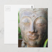 Boeddha sluit af briefkaart (Voorkant / Achterkant)